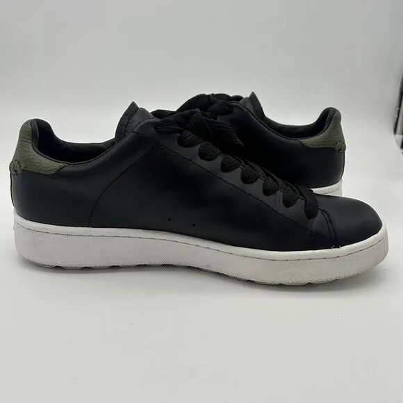 COACH Rexy Trex C101 Black Leather Lace up Sneakers Men’s Size 10 D