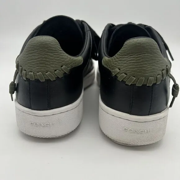 COACH Rexy Trex C101 Black Leather Lace up Sneakers Men’s Size 10 D