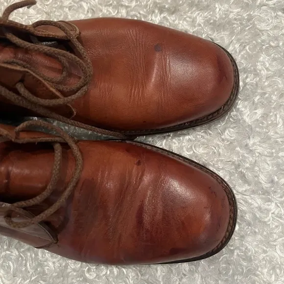 COACH Women’s Brown Smooth Leather Chukka Boots