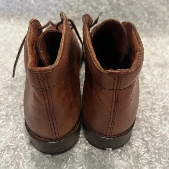 COACH Women’s Brown Smooth Leather Chukka Boots