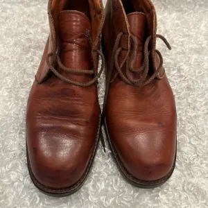 COACH Women’s Brown Smooth Leather Chukka Boots
