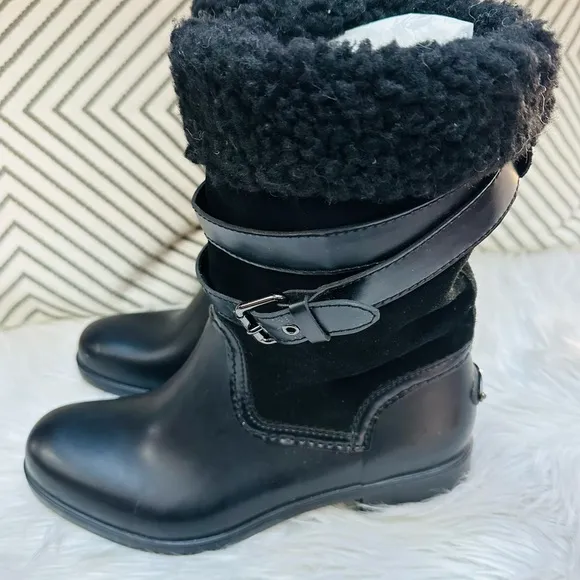 Coach Zena Black Snow &amp; Rain Boot