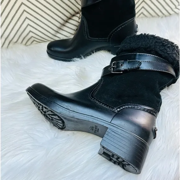 Coach Zena Black Snow &amp; Rain Boot