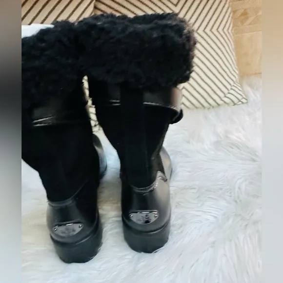 Coach Zena Black Snow &amp; Rain Boot