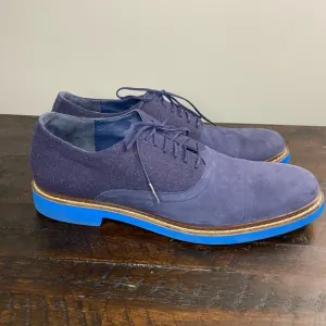 Cole Haan Air Harrison Men's Shoes Navy Blue Oxford Cap Toe Size 12