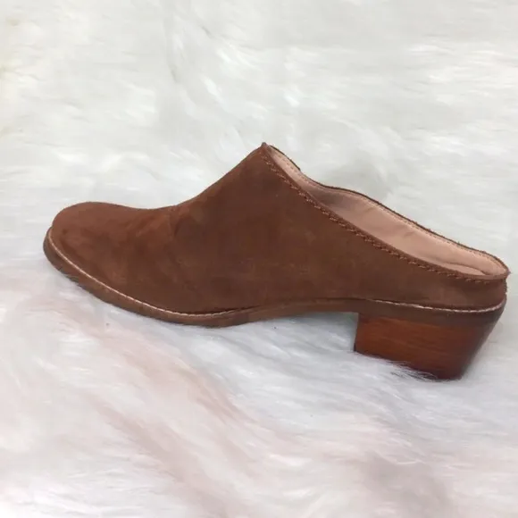 Cole Haan Andi Suede Mule Shoes Slip On Size 9B