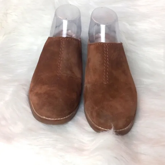 Cole Haan Andi Suede Mule Shoes Slip On Size 9B