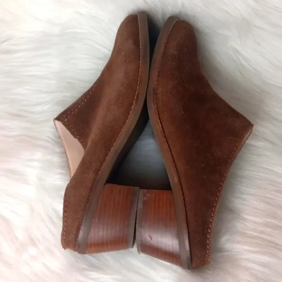 Cole Haan Andi Suede Mule Shoes Slip On Size 9B
