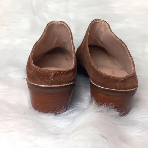 Cole Haan Andi Suede Mule Shoes Slip On Size 9B