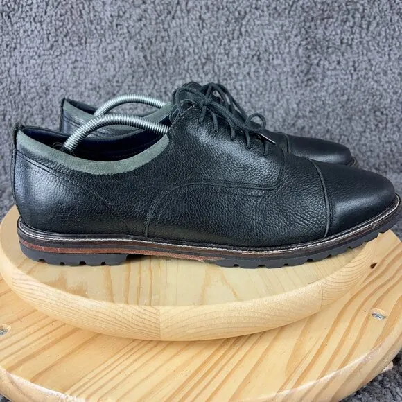 Cole Haan Grand 360 Richardson Cap Toe Oxford Mens 11.5 Leather Black Suede Shoe