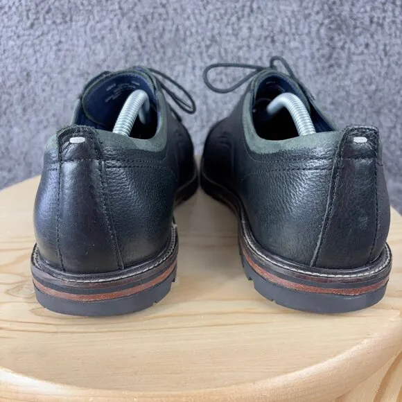 Cole Haan Grand 360 Richardson Cap Toe Oxford Mens 11.5 Leather Black Suede Shoe