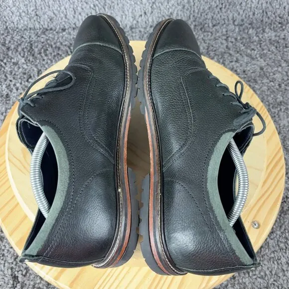 Cole Haan Grand 360 Richardson Cap Toe Oxford Mens 11.5 Leather Black Suede Shoe