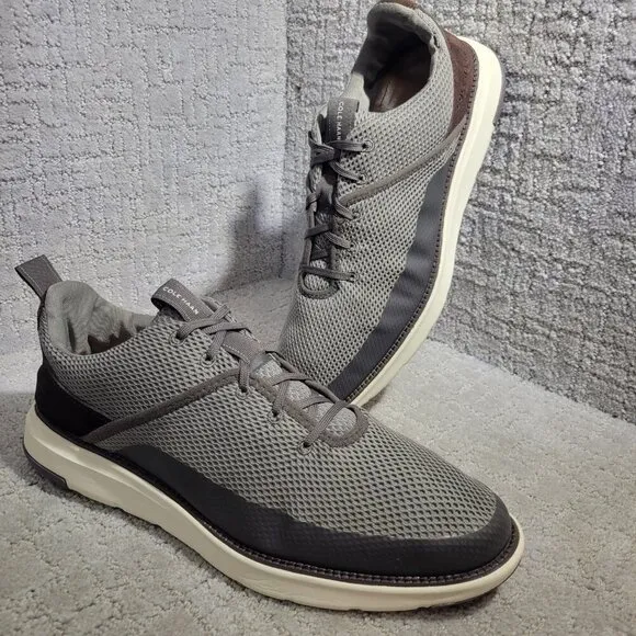 Cole Haan Grand Atlantic Men's Size 12M Grey Brown Casual Sneaker Shoes C35466