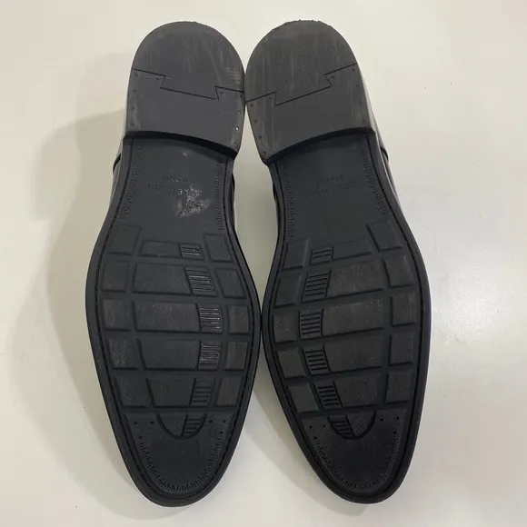 Cole Haan Grand Mens 13 Shoes Cap Toe Oxford Derby Black Lace Up