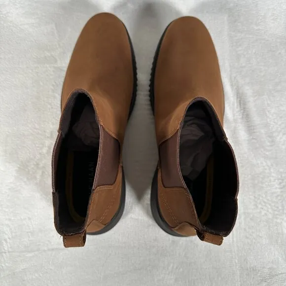 Cole Haan Grand Plus Chelsea Boots Men Size 11.5 Lumber Java Brown C38789 NWB
