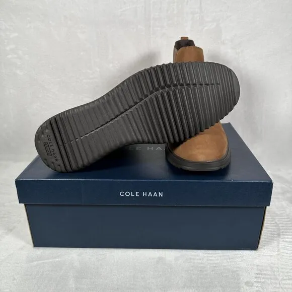 Cole Haan Grand Plus Chelsea Boots Men Size 13 M Lumber Java Brown C38789 NWB