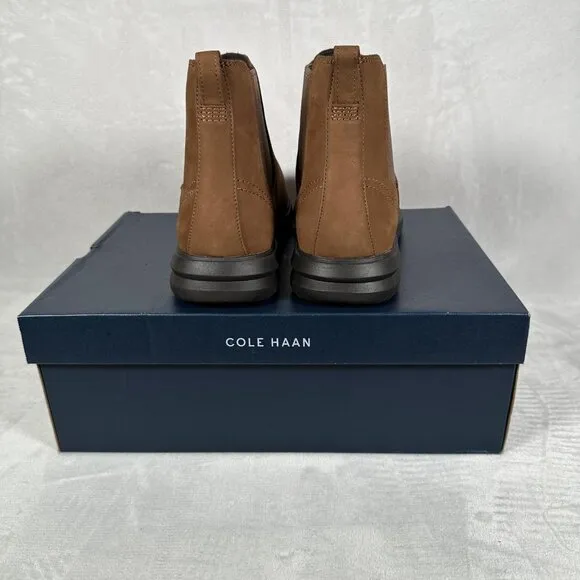Cole Haan Grand Plus Chelsea Boots Men Size 13 M Lumber Java Brown C38789 NWB