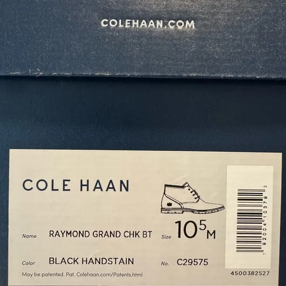 Cole Haan Men’s Black Chukka Boots