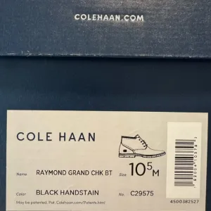 Cole Haan Men’s Black Chukka Boots