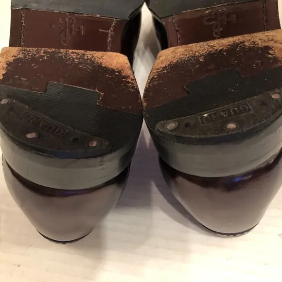 Cole Haan men's leather tassel slip on dress shoes  size: 11.5D