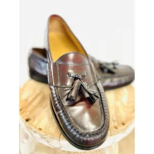 Cole‎ Haan Men's Loafer Sz 12D Leather Tassel Moc Toe Comfort Slip-On Shoes