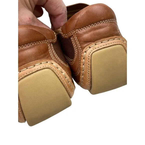 *Cole Haan Mens Shoes Size 9.5 Brown Leather Casual Comfort Loafer Driving Moc