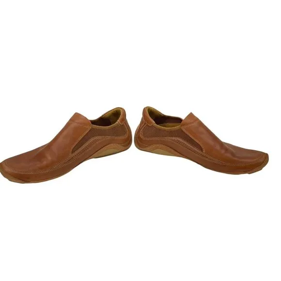 *Cole Haan Mens Shoes Size 9.5 Brown Leather Casual Comfort Loafer Driving Moc