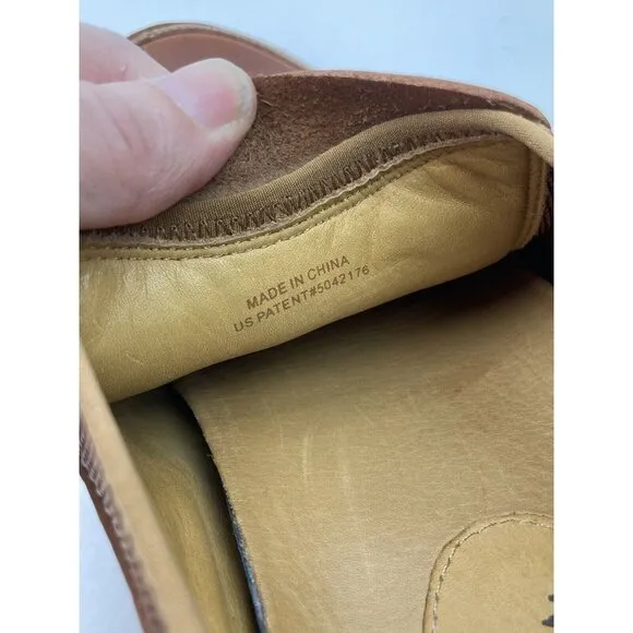 *Cole Haan Mens Shoes Size 9.5 Brown Leather Casual Comfort Loafer Driving Moc