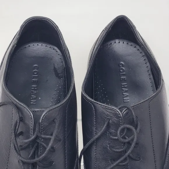 Cole Haan Men's Williams Cap Toe Oxford Black Shoes C12202 Size 11 M Pre-owned