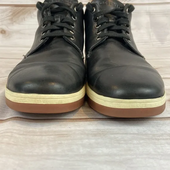 Cole Haan Vartan 2.0 Black Leather Lace Up Ankle Boots Men’s Size 10.5M