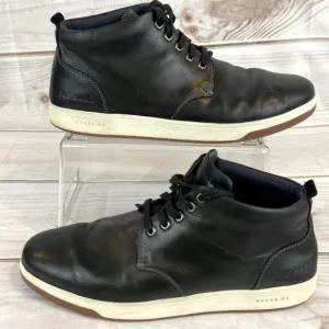Cole Haan Vartan 2.0 Black Leather Lace Up Ankle Boots Men’s Size 10.5M