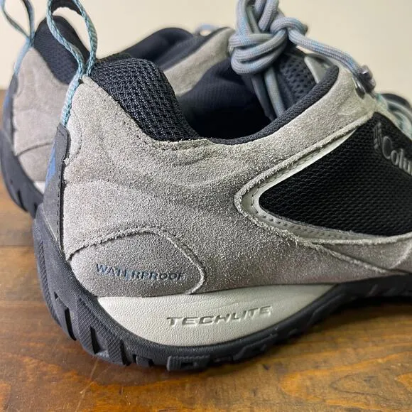 Columbia Access Point Techlite Men’s 14 Wide Hiking Waterproof Shoes Grey Black
