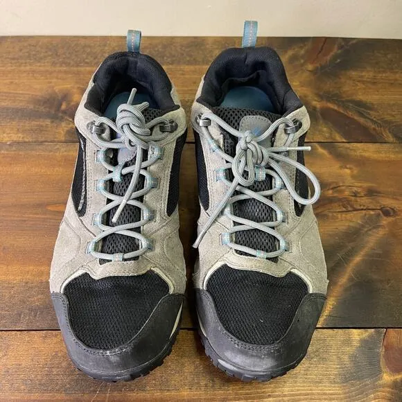 Columbia Access Point Techlite Men’s 14 Wide Hiking Waterproof Shoes Grey Black