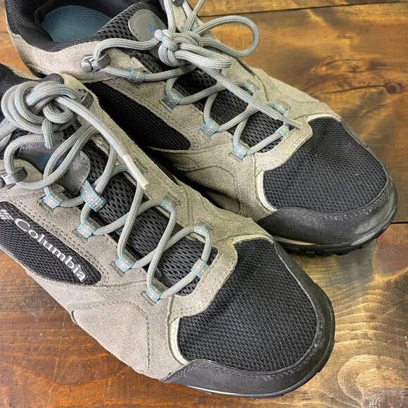 Columbia Access Point Techlite Men’s 14 Wide Hiking Waterproof Shoes Grey Black