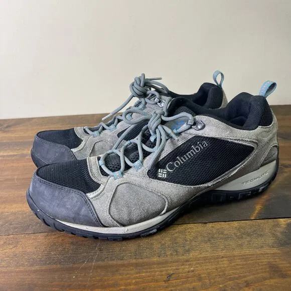 Columbia Access Point Techlite Men’s 14 Wide Hiking Waterproof Shoes Grey Black