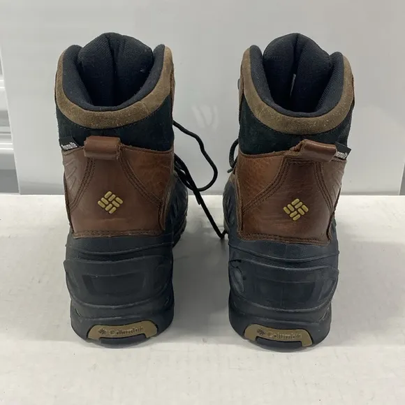 COLUMBIA BUGABOOTOO Thermolite Waterproof  BROWN &amp; Black Snow Boots VGUC Size 10