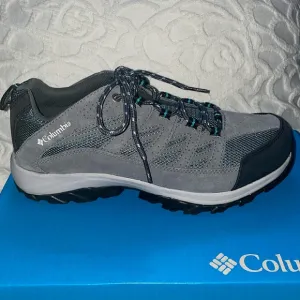 Columbia crestwood suede Leather lace up hiking shoes Sneakers 10.5 Women NWT