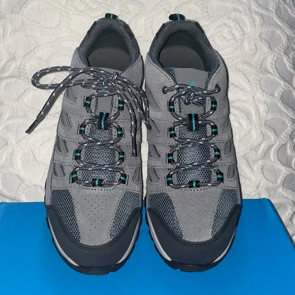 Columbia crestwood suede Leather lace up hiking shoes Sneakers 10.5 Women NWT
