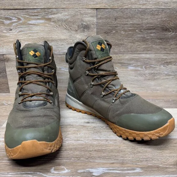 Columbia Fairbanks Omni-Heat Olive Textile Boot Men's Size 15