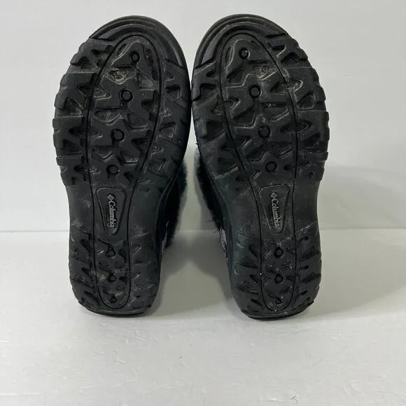 Columbia Ice Maiden II Black Camo Snow Boots Waterproof size 6