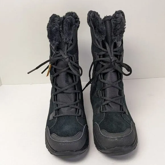 Columbia Ice Maiden II Insulated Winter Boots, Black, Women's 9.5 M