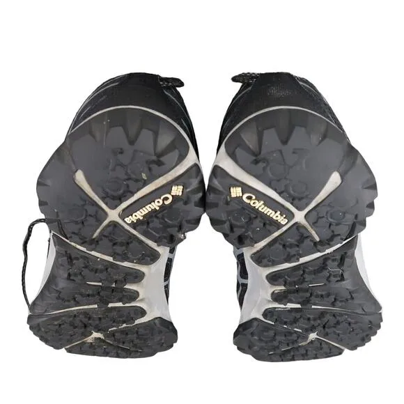 Columbia Shoes Womens 7.5 Athletic Hiking Sneaker Waterproof Sport Outdoor Black