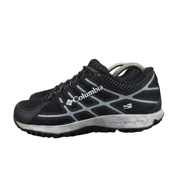 Columbia Shoes Womens 7.5 Athletic Hiking Sneaker Waterproof Sport Outdoor Black