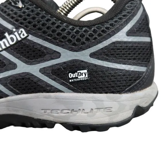 Columbia Shoes Womens 7.5 Athletic Hiking Sneaker Waterproof Sport Outdoor Black
