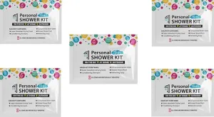 Compact Personal Shower Kit To-Go (Multi-Color) – Your Hygiene Companion for Travel, Gym, Camping | Shower on the Go | Shampoo, Soap, Towel. All in One (5)