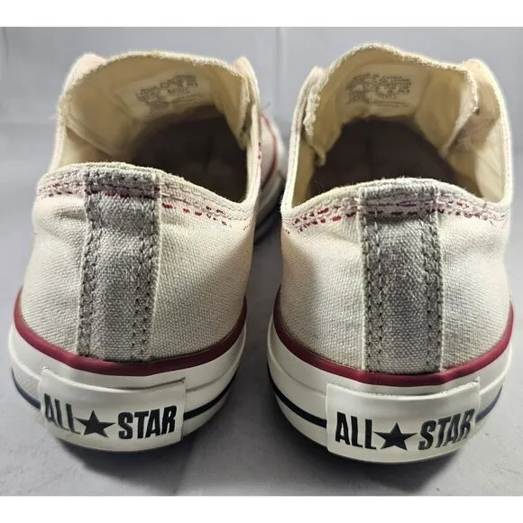 Converse All Star Stencil Kit Unisex  Red/White No Lace Slip-On Shoes Size M6/W8