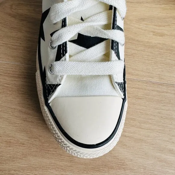 ⭐Converse Chuck Taylor All Star Hi Large Stars Sz 8.5 Women Retro Shoes A09898F⭐