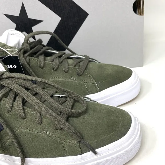 Converse Louie Lopez Pro Shoes Women's Size Suede Khaki Mid Top Casual 171981C