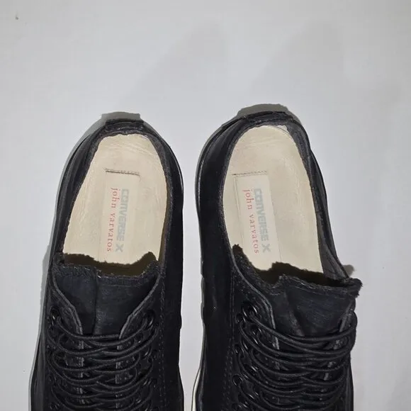 Converse x John Varvatos Multi Eyelet Men's Black Sneaker Shoes 145385C (US 9.5)