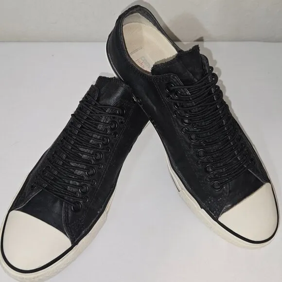Converse x John Varvatos Multi Eyelet Men's Black Sneaker Shoes 145385C (US 9.5)